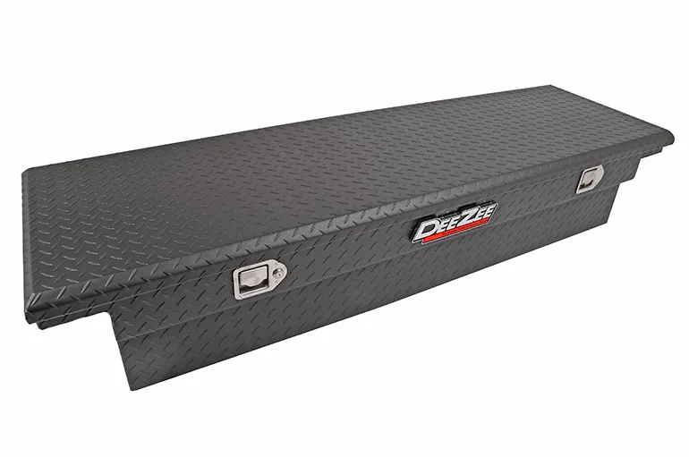 DZ8170LTB – DEE ZEE Tool Box, Crossover Low Profile Single Lid Black Textured Powder Coated Aluminum 20 Inch Length x...